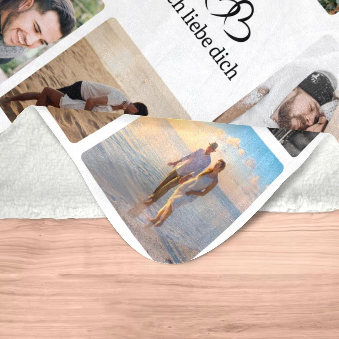 LNM Personalisierte Decken mit Foto, Personalisierte Decke, Personalisierte Foto Decke, Personalisie