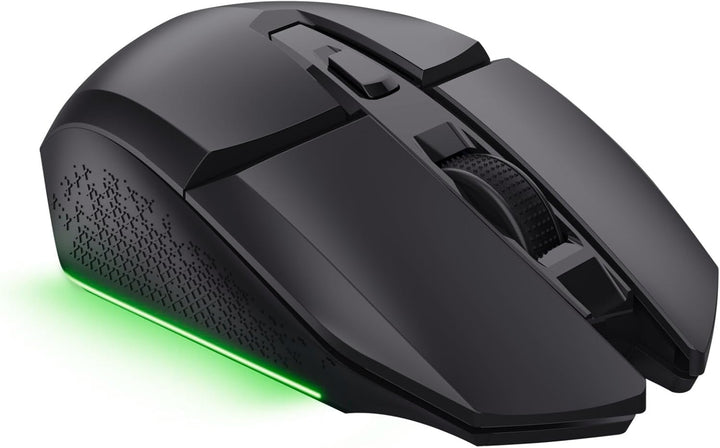 GXTrust 1108 Vylax Wiederaufladbare Kabellose Gaming Maus, 80 Stunden Akkulaufzeit, Verstaubarer USB