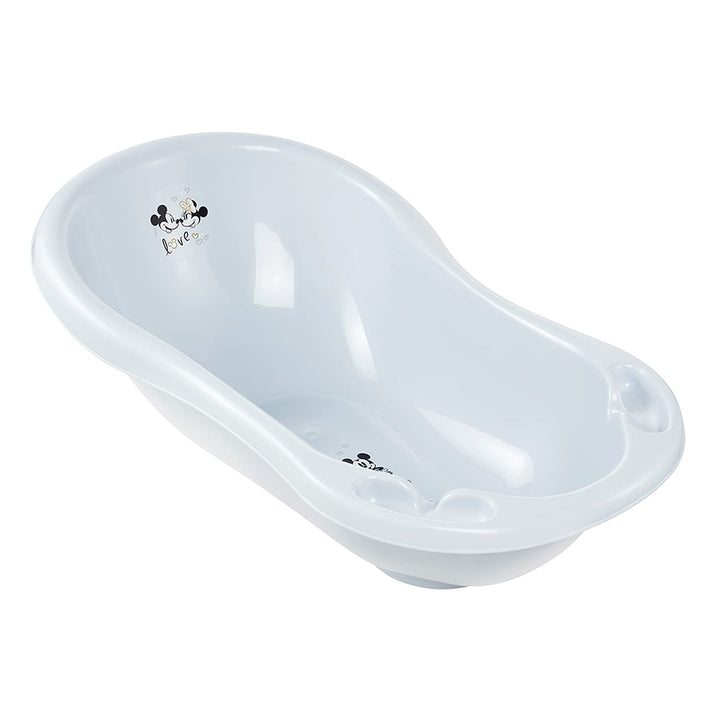 keeeper Micky Ergonomische Babywanne mit Stöpsel, Ab 0 bis ca. 12 Monate, 84 cm, Maria, Himmelblau H