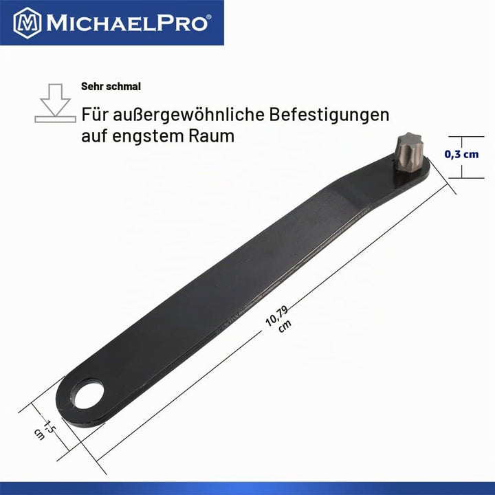 MichaelPro MP002029 5-Piece Ultra Low Profile Offset Screwdriver Set Slim Profile Angle Screwdriver