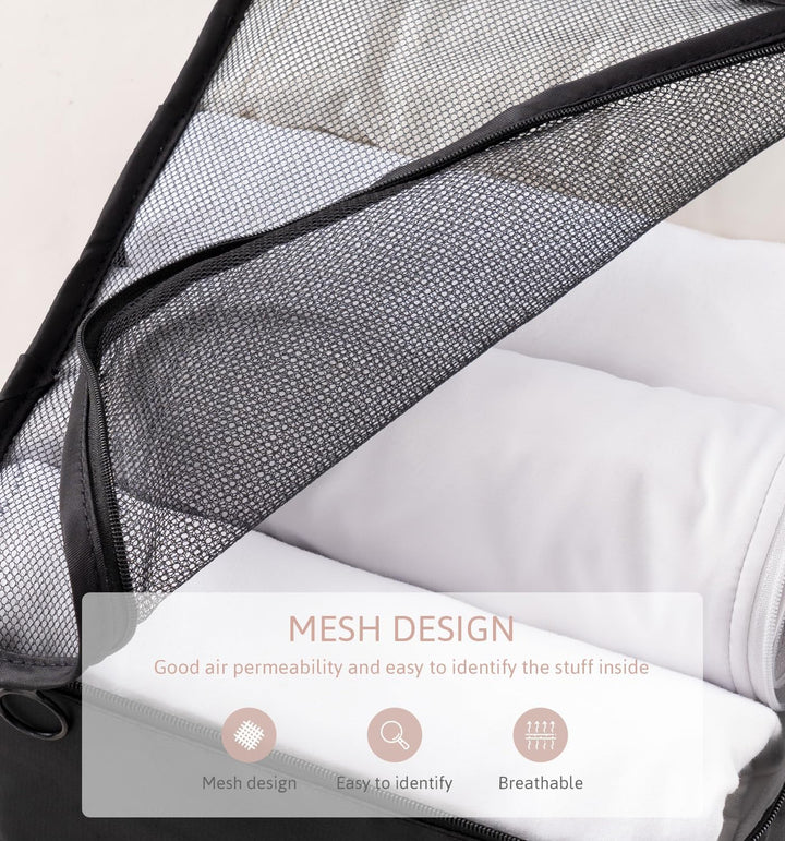 Meowoo 8-teilig Koffer Organizer Set, Packing Cubes, Packwürfel für Urlaub & Business, Reise Organiz