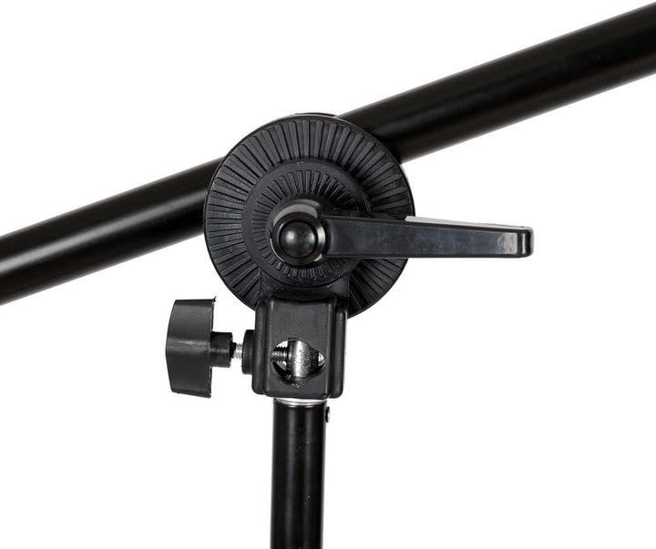 Bonnlo KS01 Fotostudio Set mit Softbox, Regenschirmen und Fotoleinwand Hintergrund – 5-in-1 Reflekto
