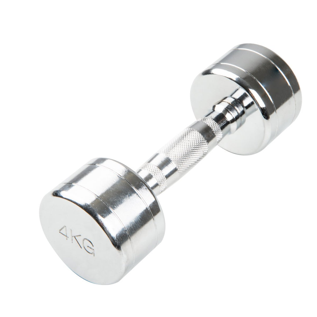 Trendy Sport Chrom Kurzhantel - 1 Stück - 4,0 KG