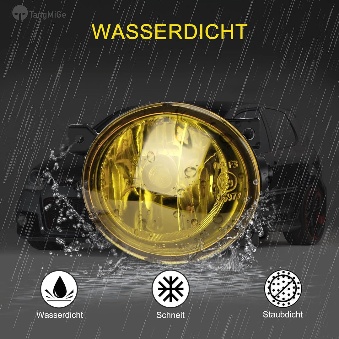 TangMiGe Nebelscheinwerfer für Volkswagen GTI Golf V/5 Jetta III/3 Scirocco Up Amarok, (VW 1K1 1K5 1