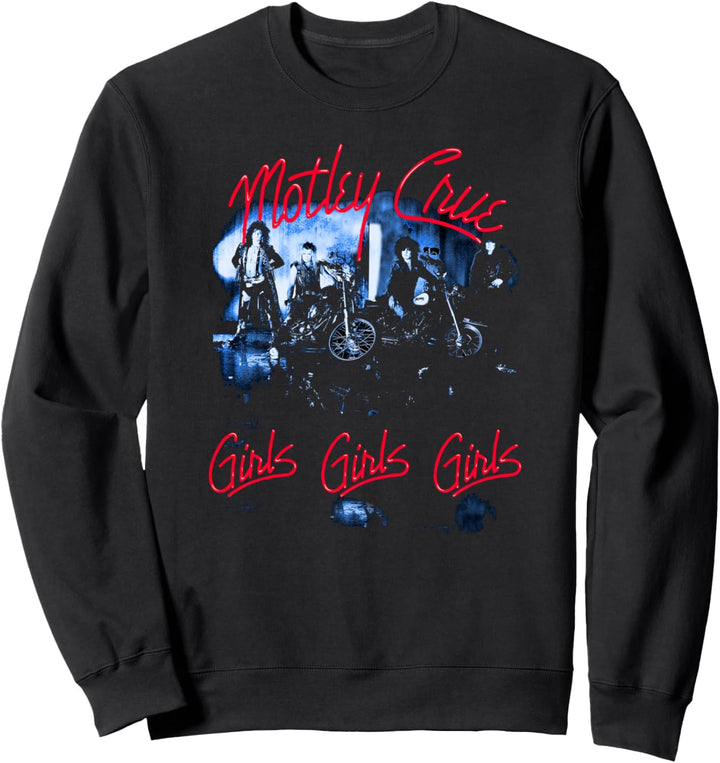 Mötley Crüe - Girls Girls Girls Tracklist Sweatshirt