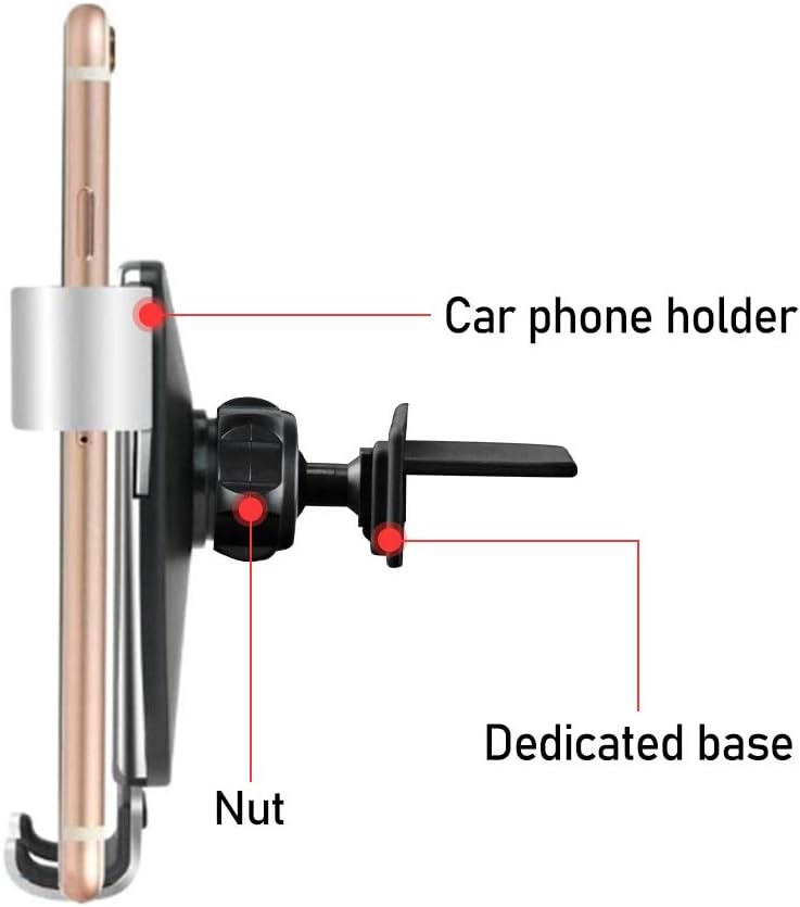 KUNGKIC Auto Telefonhalterung für 2012-2016 Volkswagen VW Tiguan Handyhalterung Einstellbare Lüftung