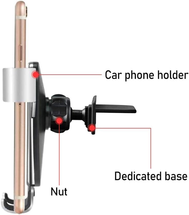 KUNGKIC Auto Telefonhalterung für 2012-2016 Volkswagen VW Tiguan Handyhalterung Einstellbare Lüftung