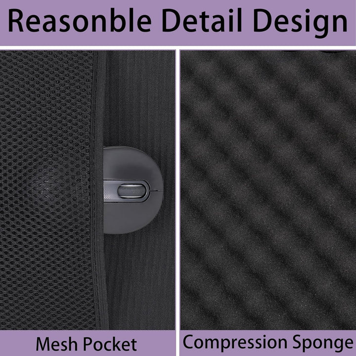 co2CREA Case Harte Reiseschutzhülle Etui Tasche für Logitech Wave Keys MK670 Combo,Tasche kompatibel