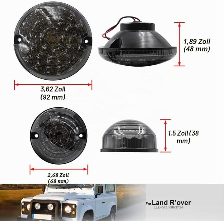 NSLUMO 10 Stück die Kompletten Lichtkits Anzeige Hinten Rückleuchte Nebel & Rückwärts & Vorderseite