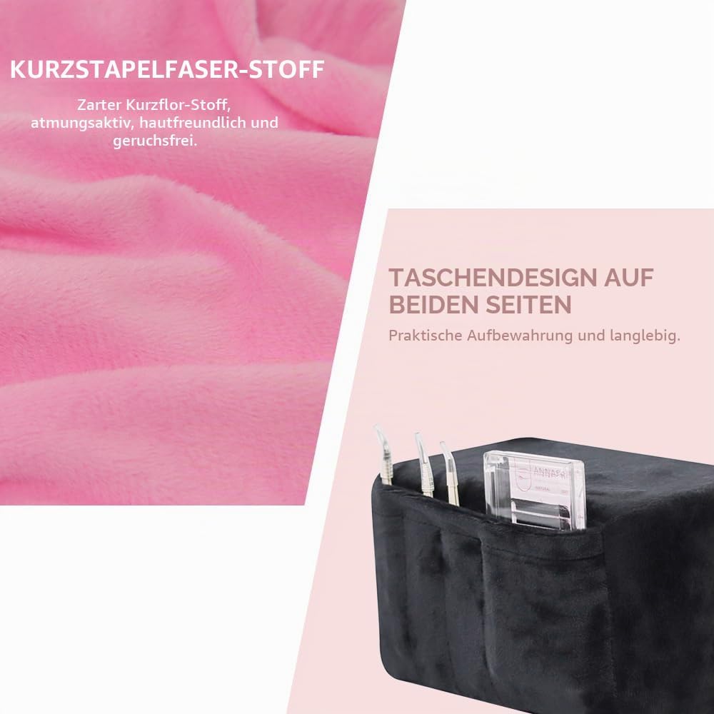 U-Förmiges Wimpernkissen, Wimpernverlängerung Zubehör für Schönheitssalon, Werkzeughalter für Wimper