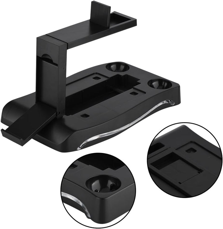 PS4 VR Ladestation Stand,Richer-R Ladestation Dock Stand Ladegerät Ständer Halterung,Multifunktion U