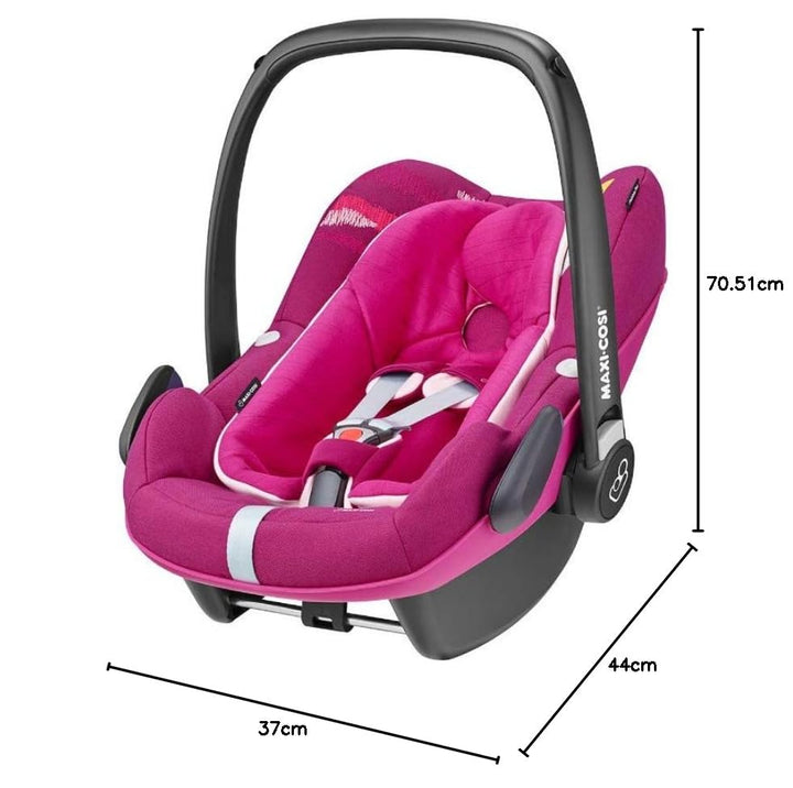 Maxi-Cosi Pebble Plus i-Size Babyschale, Gruppe 0+ Autositz für Babys, inkl. Sitzverkleinerer, nutzb