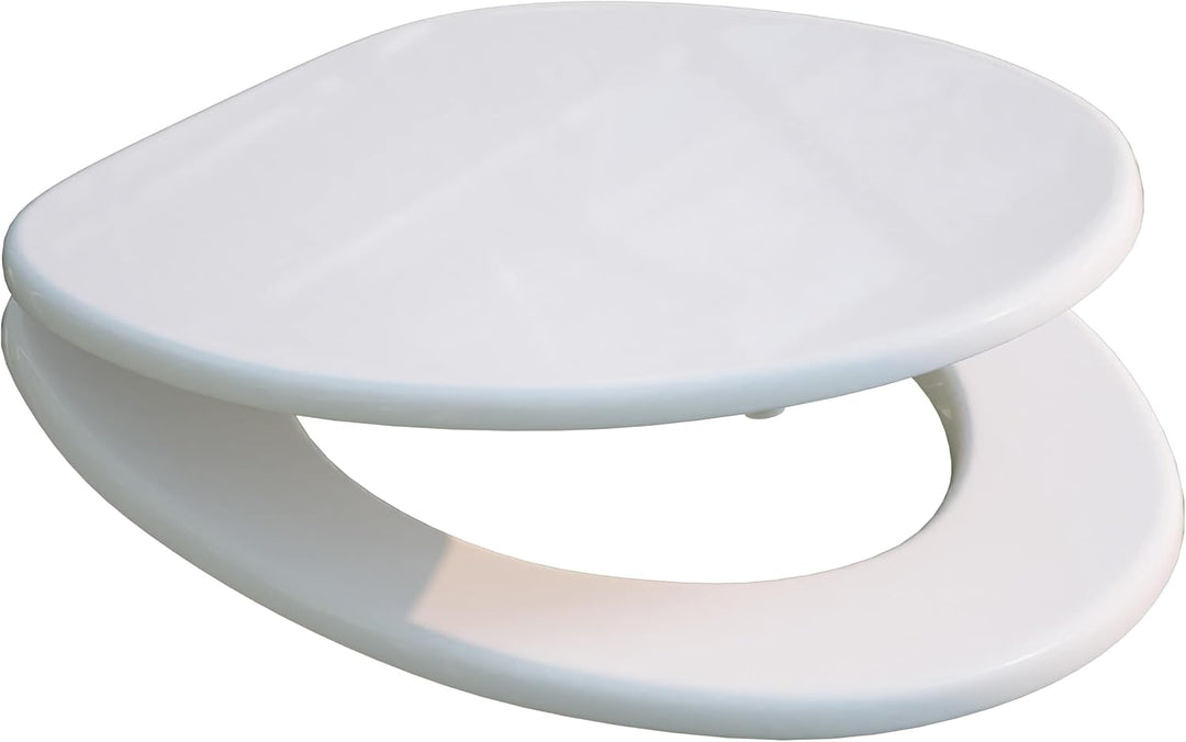 CASARIA® WC Sitz Doppelte Absenkautomatik MDF Holzkern hygienisch Rostfreie Scharniere 175kg Bad Toi