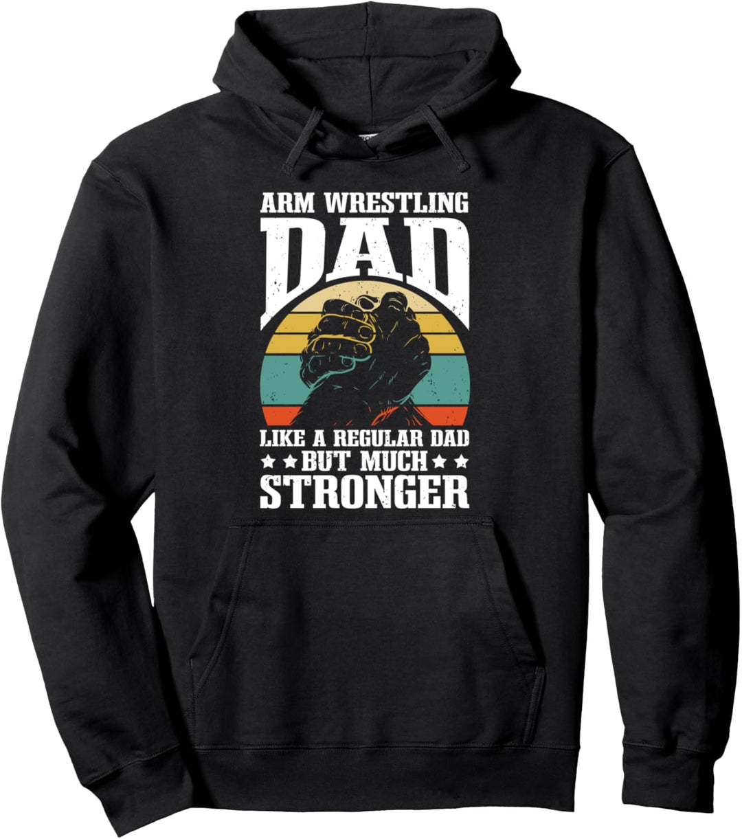 Armwrestler Papa & Armdrücker Armdrücken Pullover Hoodie