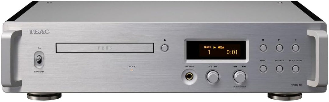 TEAC Reference VRDS-701 High End CD-Player mit innovativem VRDS CD-Laufwerksmechanismus, MQA-Unterst