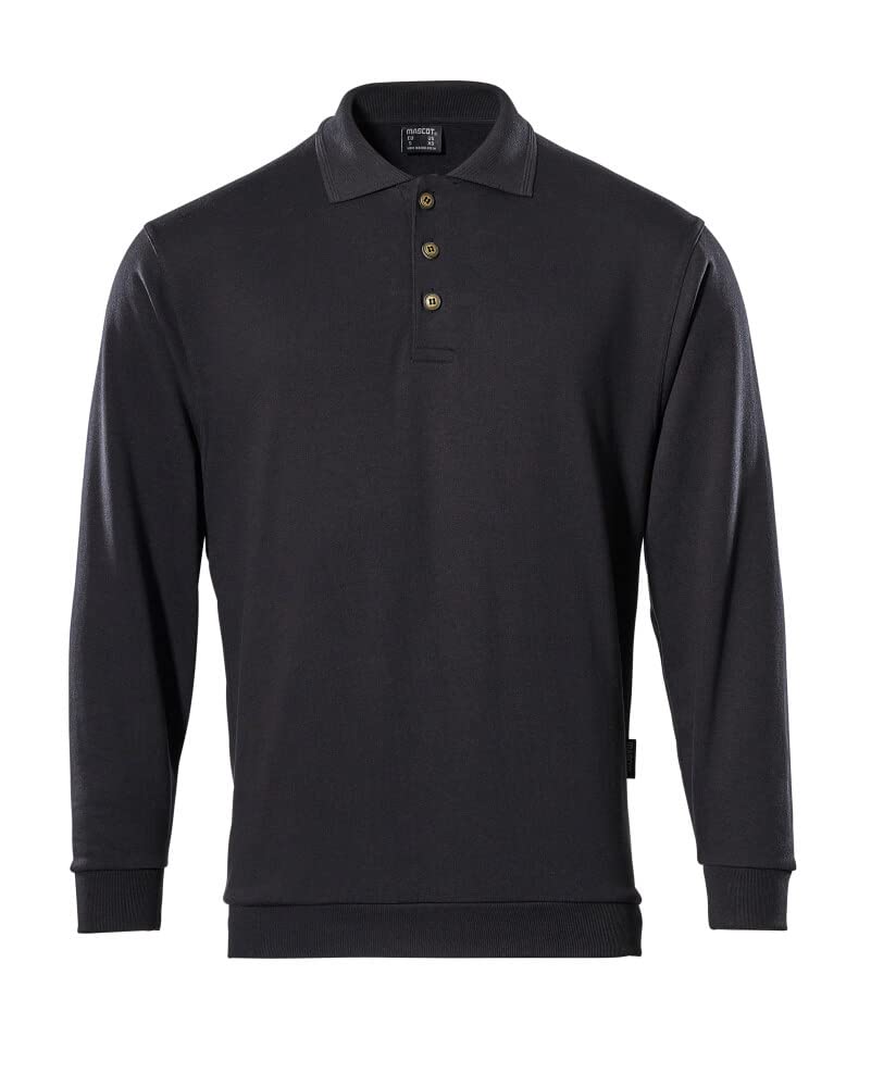 MASCOT Unisex Trinidad Polo Sweatshirt XL Kornblau (1er Pack) XL Schwarz, XL Schwarz