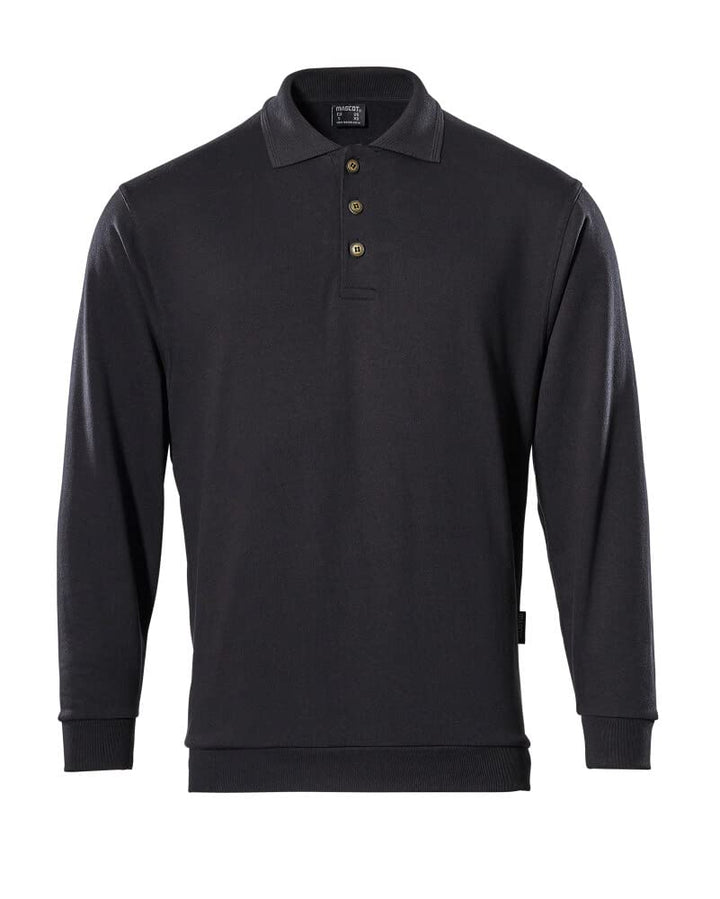 MASCOT Unisex Trinidad Polo Sweatshirt XL Kornblau (1er Pack) XL Schwarz, XL Schwarz