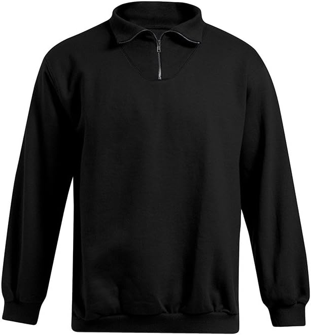 Troyer Sweatshirt Herren, Schwarz, XL