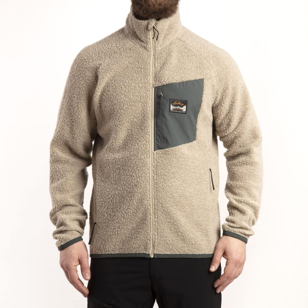 Lundhags Flok Wool Pile Men Schwarz S, Schwarz S