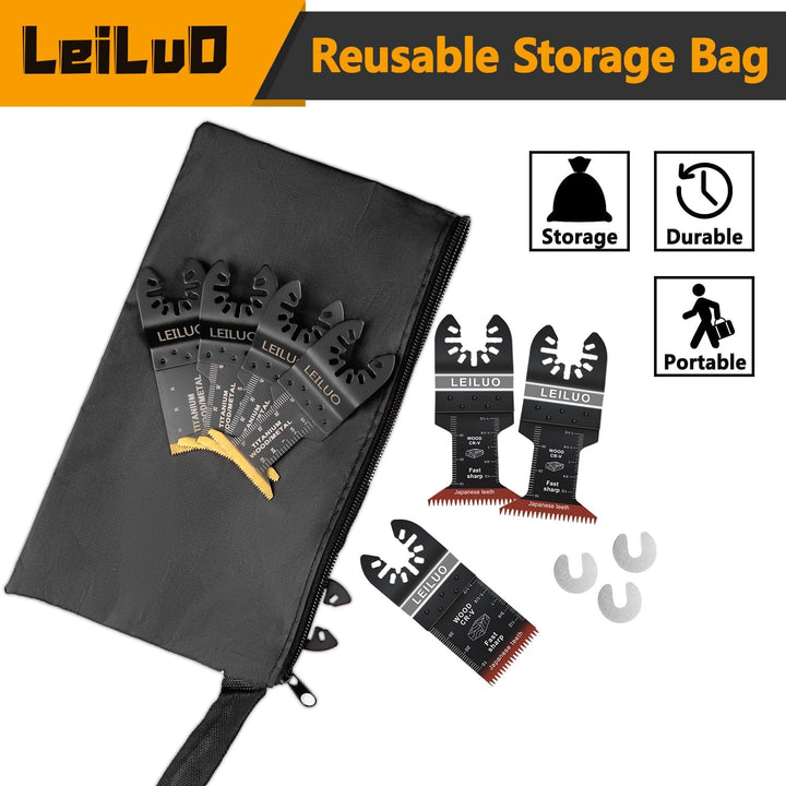 LEILUO 50Stk Multitool Sägeblätter Japanische Zähne Schnelles Schneiden CRV Material Universelles Zu