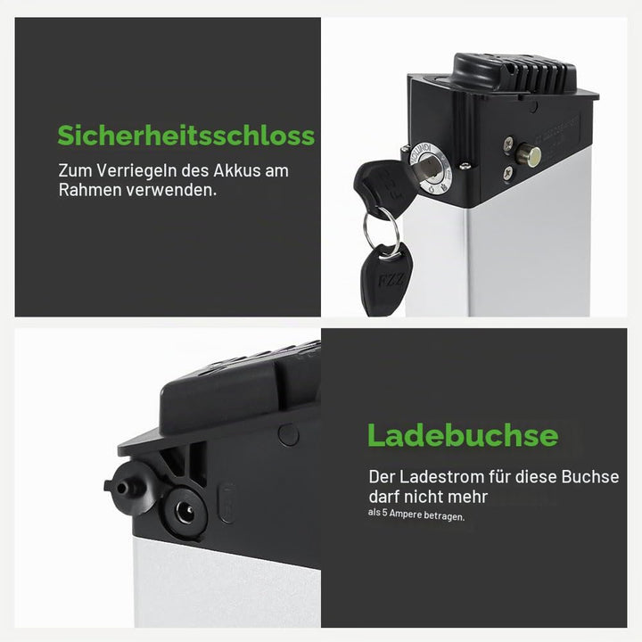E-Bike Batterie 48V 11,6Ah Li-ion DCH006 Intube Infarme Akku für FIIDO M1 Pro BEZIOR XF200 Samebike