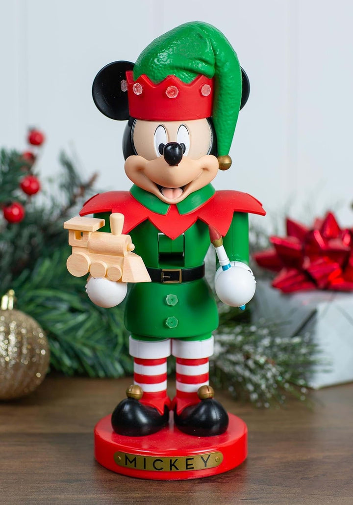 Disney Mickey The Elf Nussknacker, 25,4 cm, Mehrfarbig 10-Inch, 10-Inch