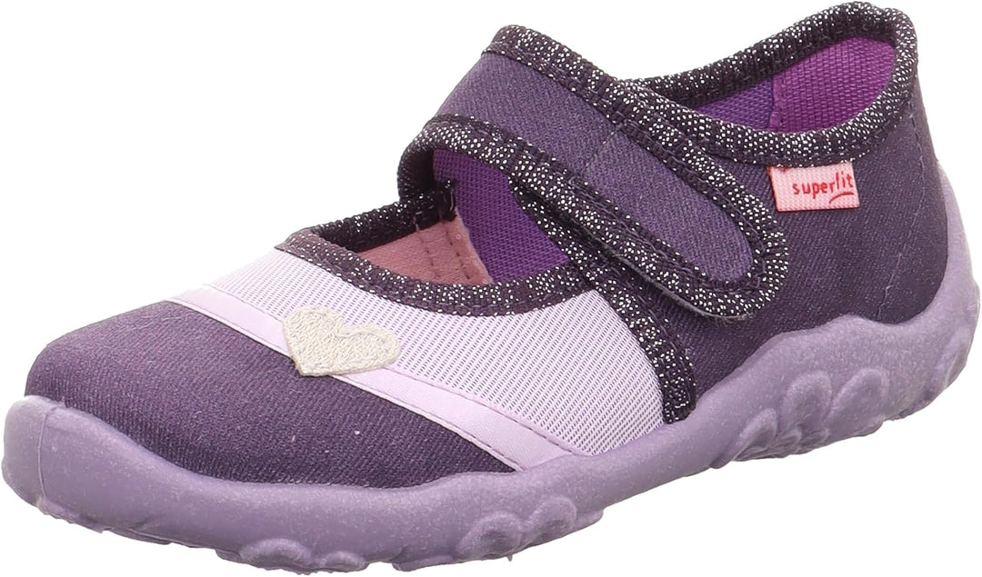 Superfit Mädchen Bonny Hausschuh 38 EU Lila Mehrfarbig 8500, 38 EU Lila Mehrfarbig 8500
