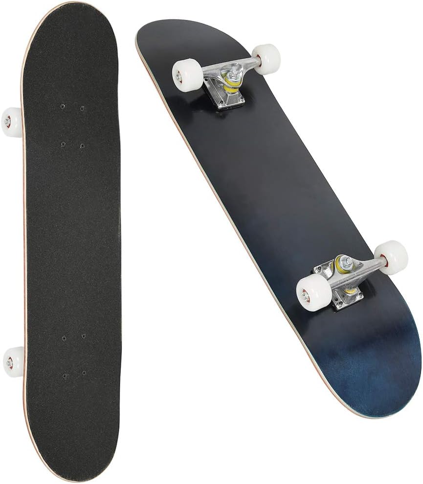 Willonin Skateboard Komplettboard mit ABEC-7 Kugellager 9-lagigem Ahornholz für Kinder Jungendliche