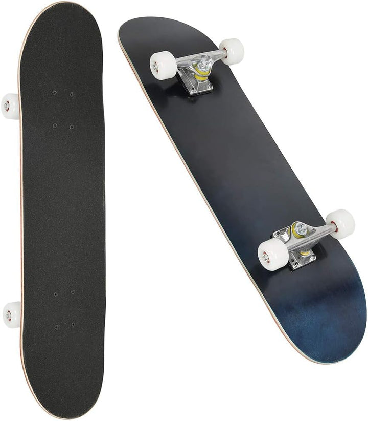 Willonin Skateboard Komplettboard mit ABEC-7 Kugellager 9-lagigem Ahornholz für Kinder Jungendliche