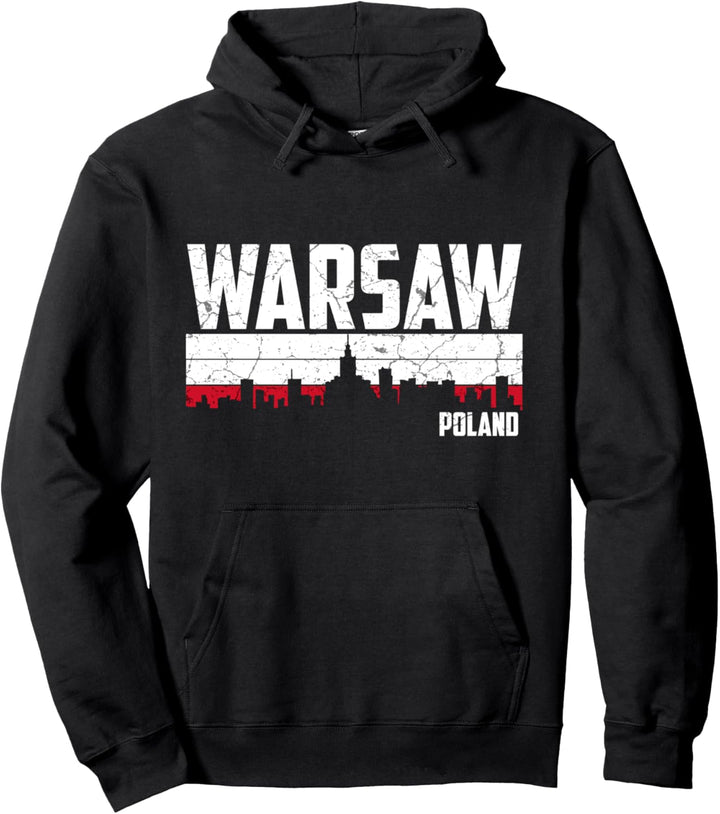 Mein Warschau Skyline Heimat Stadt Souvenir Pullover Hoodie