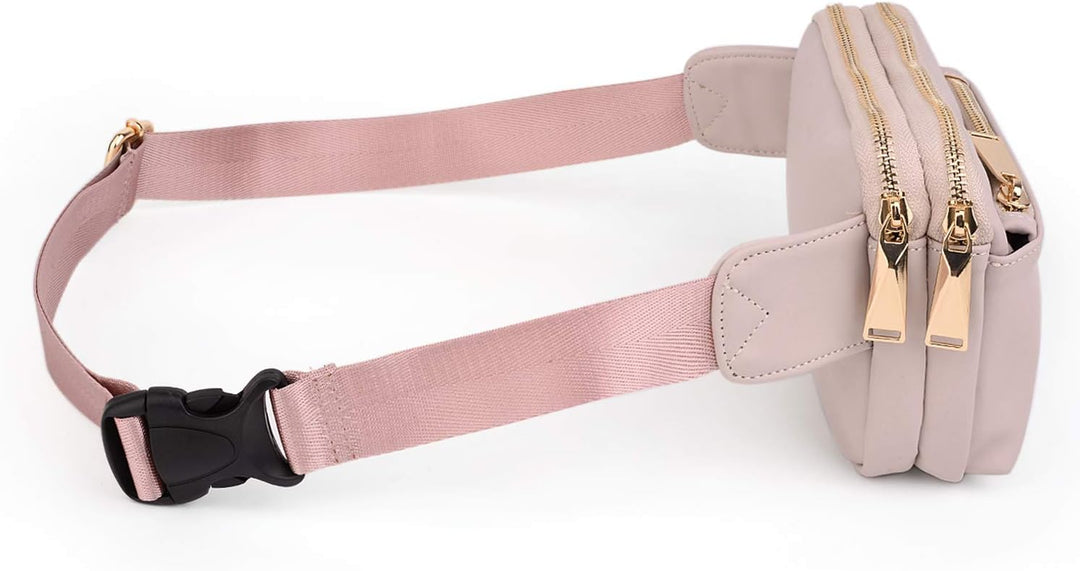 Geldbörse Damen Brieftasche UTO PU Leder Multifunktions Zip um Clutch für Handy 0759c Pu Rosa, 0759c