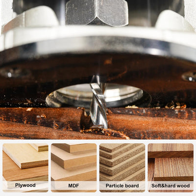 SpeTool Spiralnutfräser 8mm Schaft Downcut 32mm Schnittlänge Nutfräser Spiralfräser 2 Flöten Router