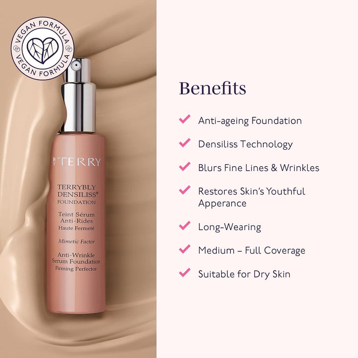 By Terry, Terrybly Densiliss Foundation Nr.5 - Medium Peach, 30 ml.