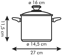 Tescoma Topf, Silber, 27 x 11.5 x 16 cm