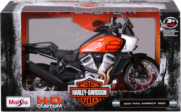 MAISTO Harley Davidson Pan America 1250 ´21 - Modellmotorrad 1:12 Originalgetreues Sammlermotorrad S