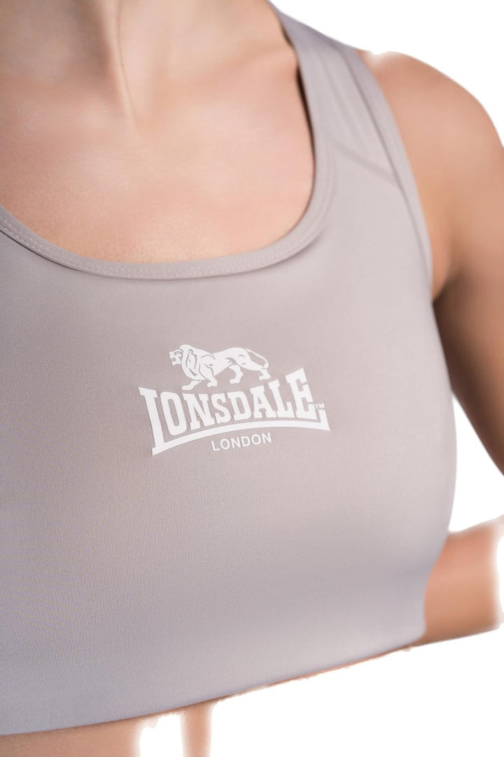 Lonsdale Frauen Sport-BH WARDOUR, S Grey/White