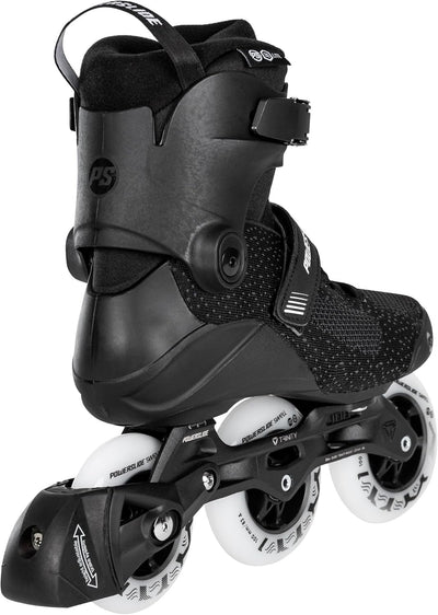 Powerslide Inline Skate Swell Lite Black 100, für Fitness, für Damen und Herren 38-39, 38-39