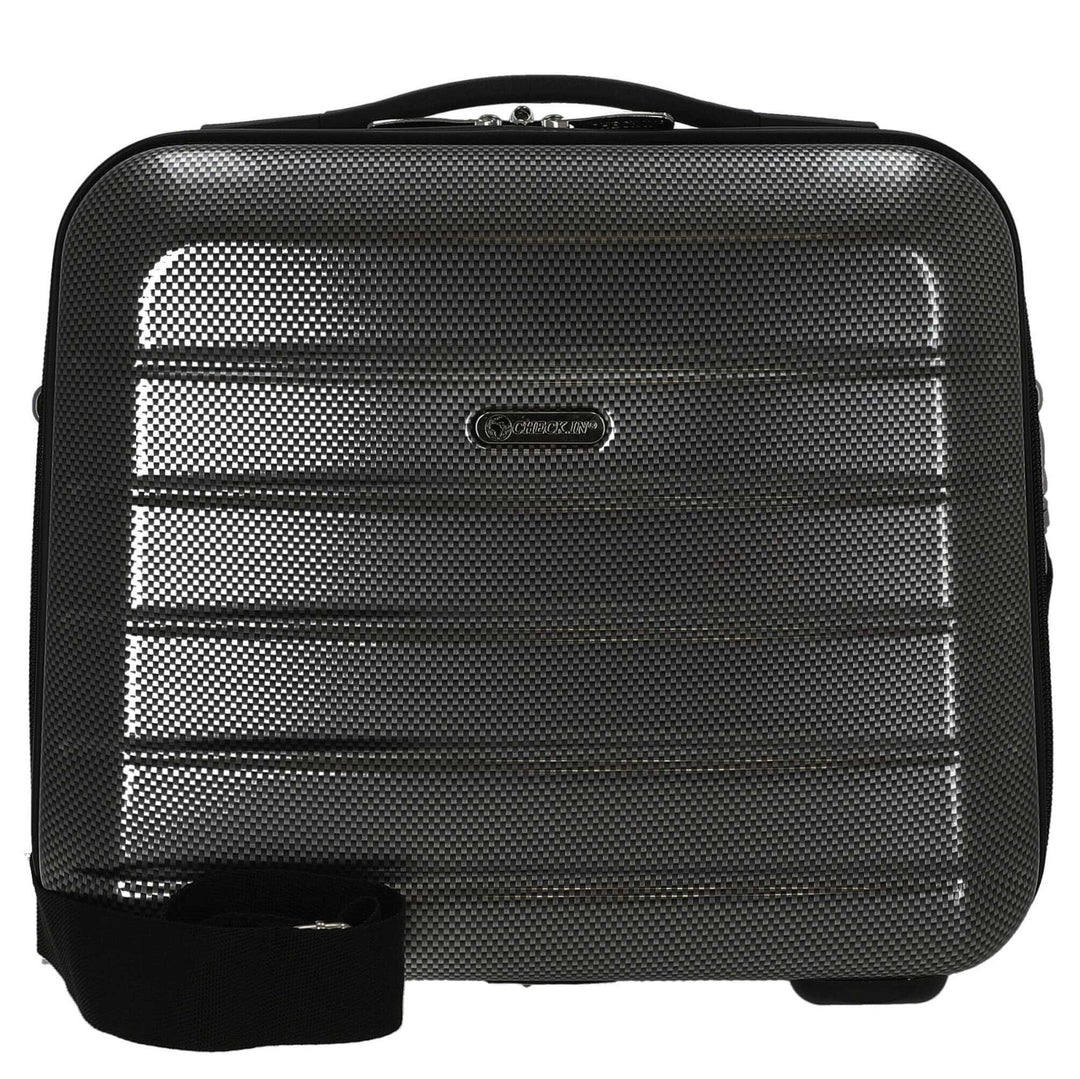 Check in Damen Kosmetikkoffer London 2.0 Reisezubehör- Kosmetiktasche 33 cm Carbon / Schwarz, 33 cm