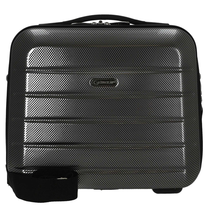 Check in Damen Kosmetikkoffer London 2.0 Reisezubehör- Kosmetiktasche 33 cm Carbon / Schwarz, 33 cm