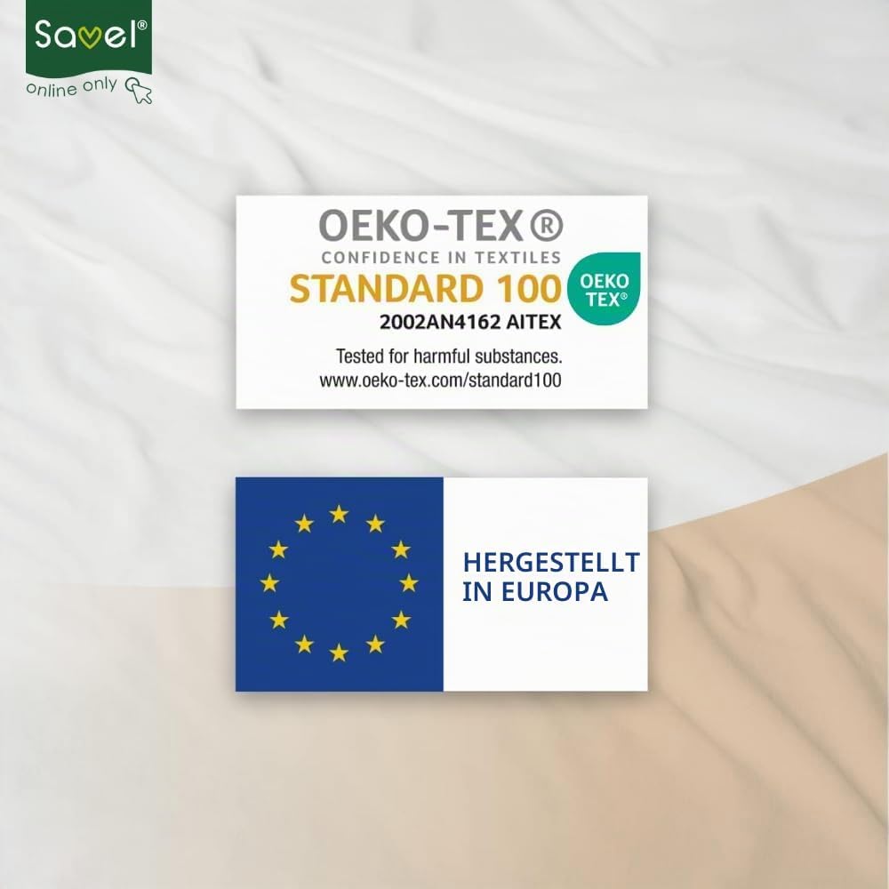 Savel - Matratzenbezug aus 100% Baumwollfrottee, elastisch, anpassungsfähig, hochabsorbierend (Stück