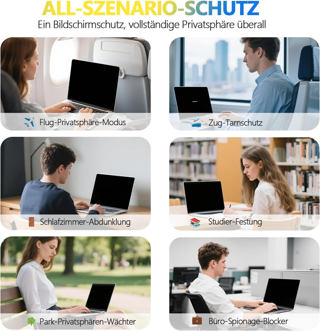 Dabernur Magnetischer Blickschutzfilter für MacBook Pro 13 Zoll (2018-2021, M1), MacBook Air 13 Inch