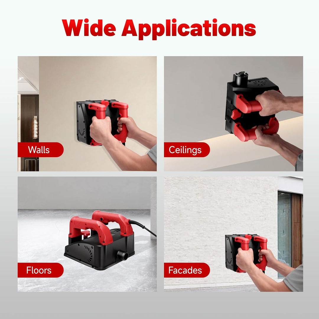 1200W Sanierungsfräse,Betonschleifer Betonfräse Schleifer Putzfräse Mauerfräse Elektrischer Wandhobe