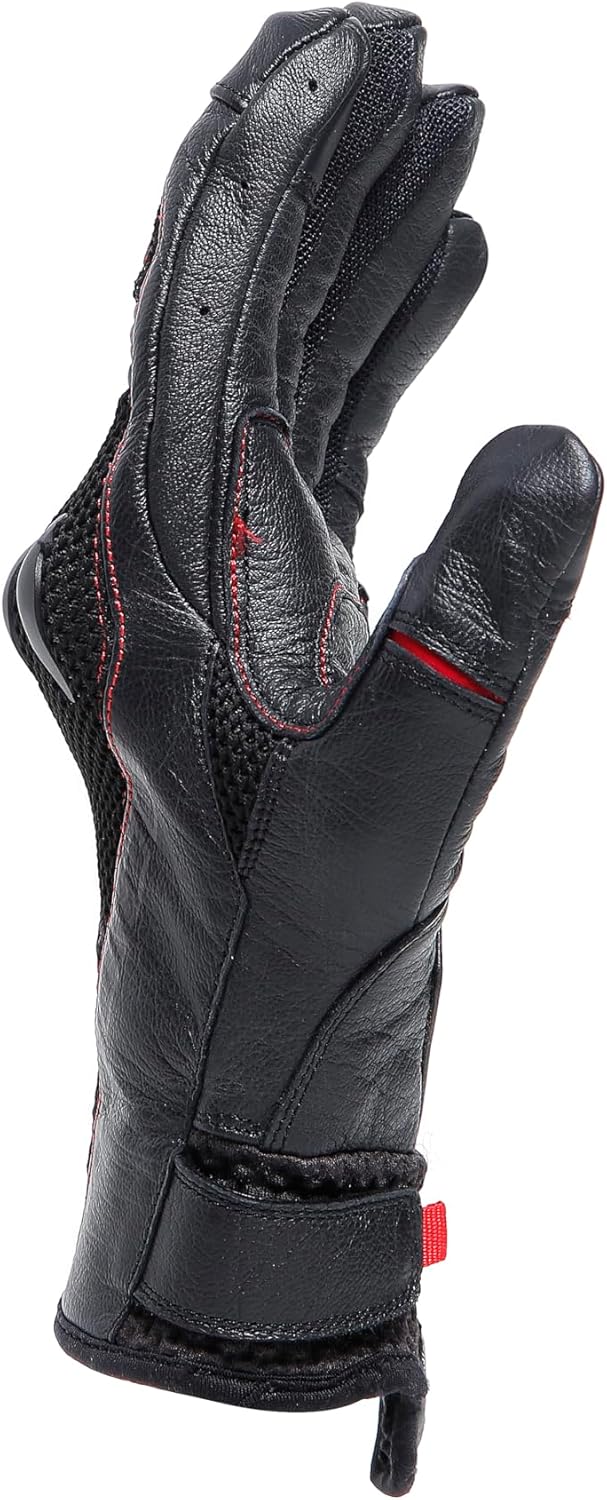 Dainese Men's Karakum Ergo Tek Magic Connection Gloves, Black/Black, S, S