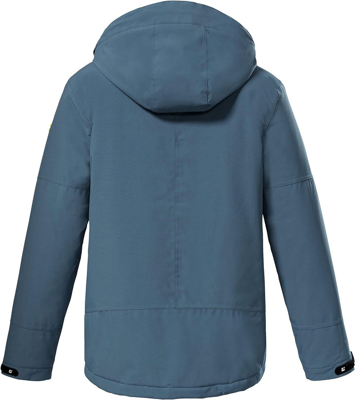 Killtec Jungen Kow 206 Bys Jckt Outdoorjacke Funktionsjacke mit Kapuze, Blau/Grau, 116 EU