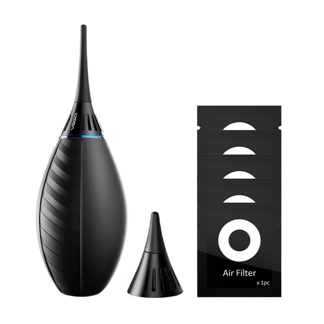VSGO V-B02E Air Mover Luftgebläse mit Filter Gummi Staubgebläse für Kamera Objektiv Sensor Reinigung