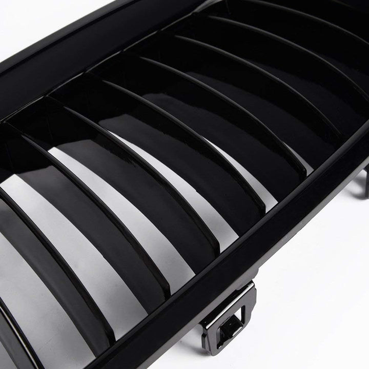 Glänzendes schwarzes F30 Kühlergrill, ABS-Front-Ersatz-Hauben-Nieren-Grill für 3er-Serie F30 F31 F35