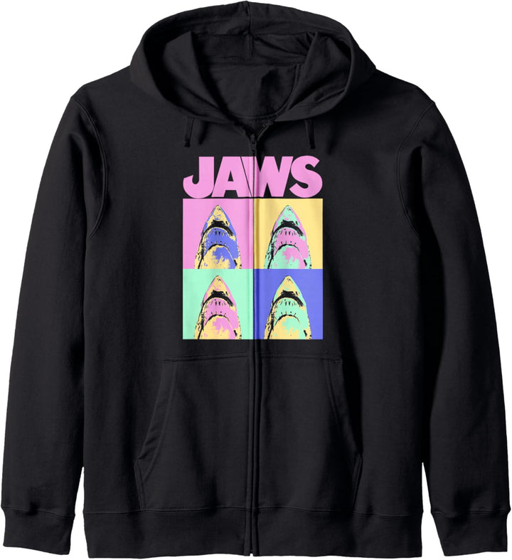 Jaws Retro Grid Box Up Kapuzenjacke