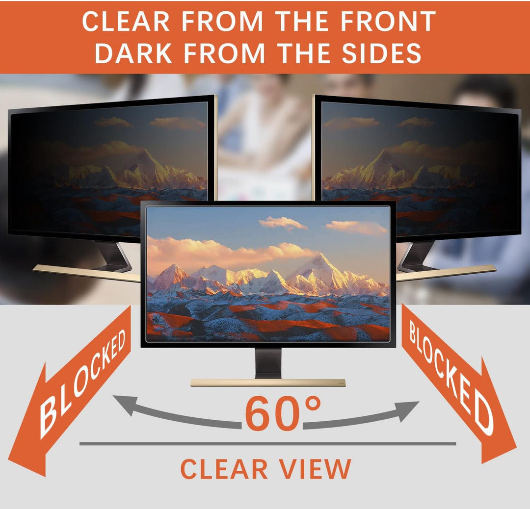 HaruYo Monitor Blickschutzfilter 19.5 Zoll 16:9, Computer & Desktop Privacy Filter, Anti-Spy Blicksc