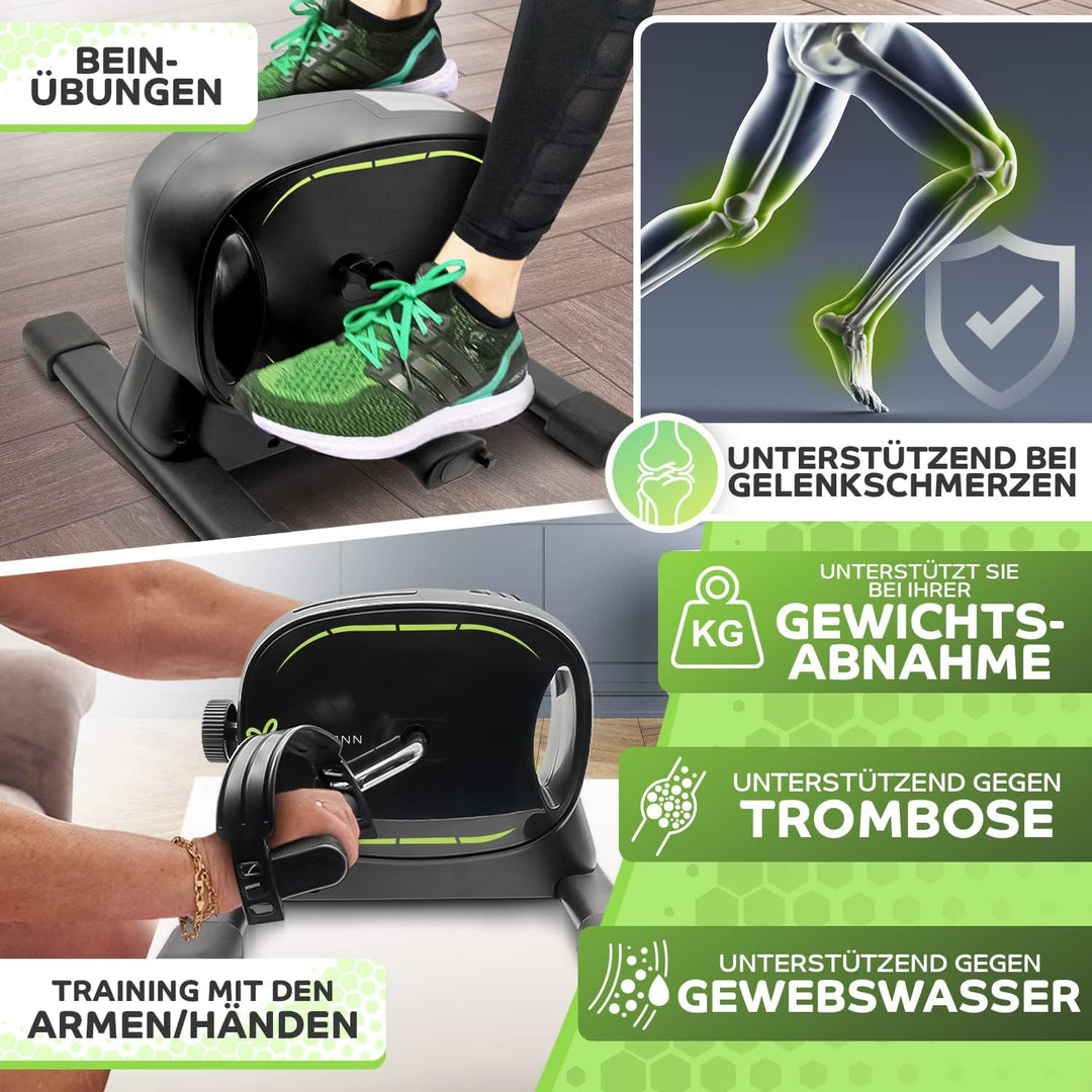 Neu Tretmann Basic Pedaltrainer Set -extra standfest & leise- inkl. Befestigungsband -DEKRA Geprüft-