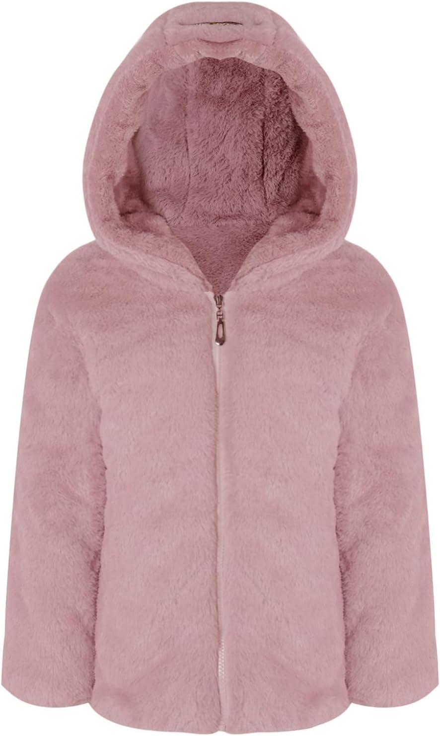 Oyolan Kinder Mädchen Kapuzenjacke Teddybär Fleecejack Winter Outwear Mantel Cartoon Sweatshirt Hood